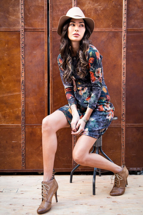 Yang Monet Floral Dress