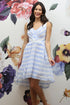 Zander Dress - Blue Check
