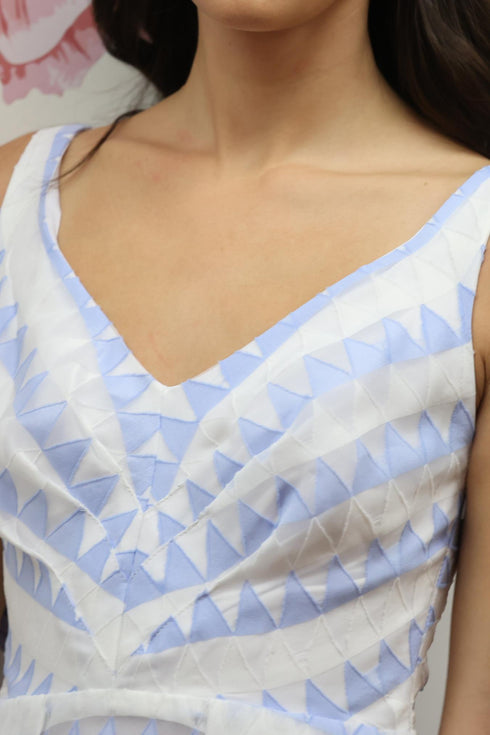 Zander Dress - Blue Check