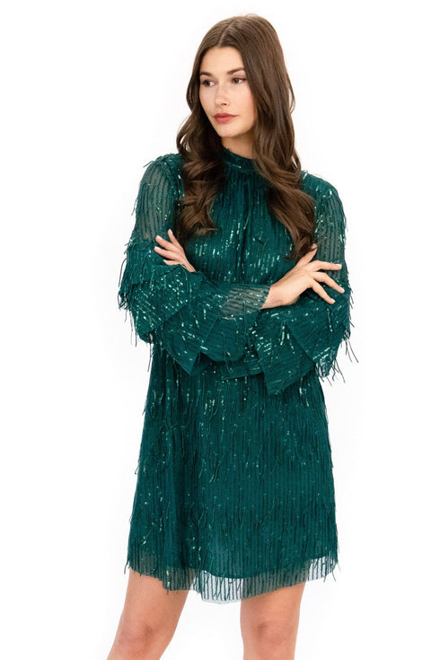 Zanotti Dress – Glitter Pine