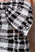 Sequined Plaid Mini Dress