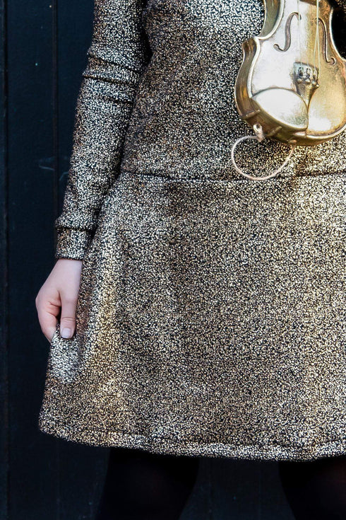 Darling Dress - Gold Crystal - Girls