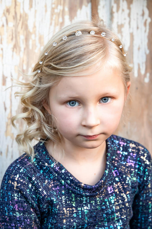 Darling Dress - Navy Crystal - Girls