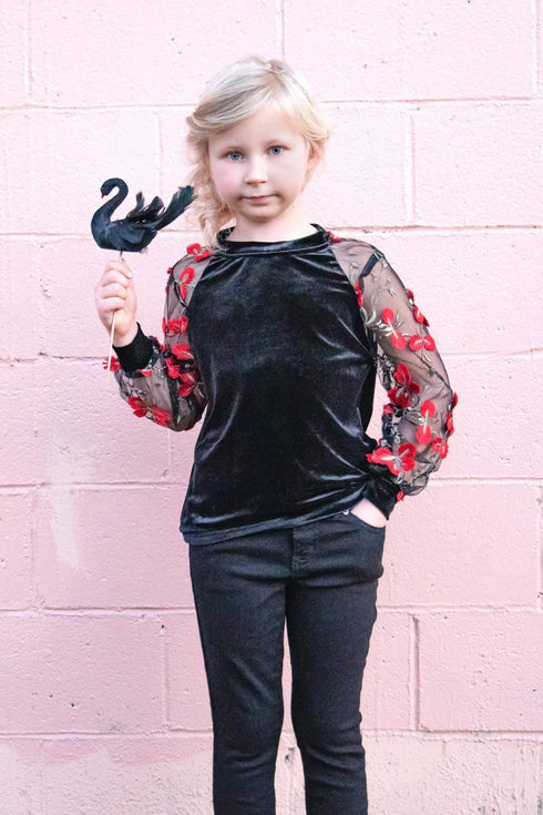 Mini Rios Top - Cardinal - Girls