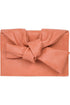 Apricot Knotty Clutch Bag