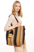 Copper Craft Striped Tote Bag
