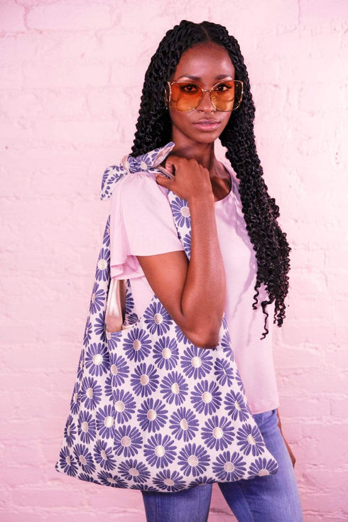 Daisy Tie Tote Bag