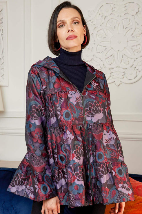 Maybelle Jacket - Purple Bloom