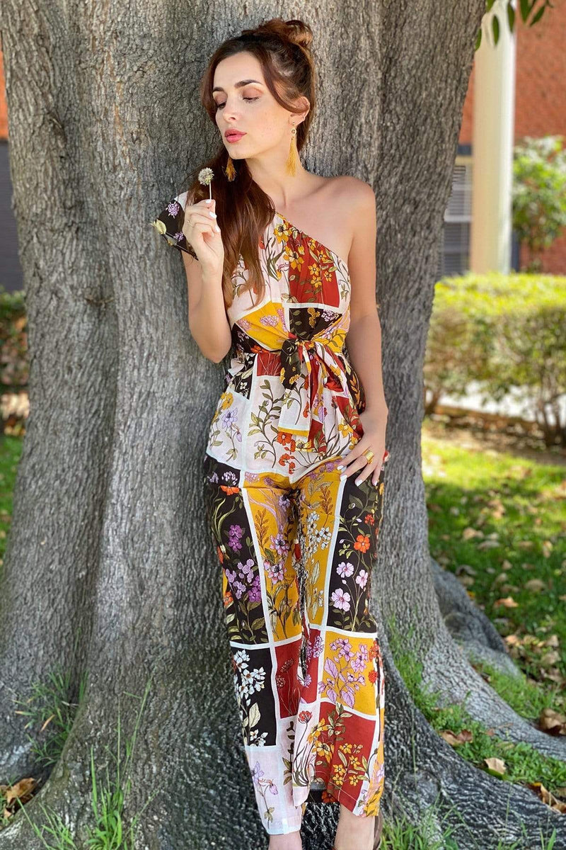 Amir Jumpsuit - Floral Patchwork