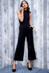 Charley Mock Neck Jumpsuit - Black