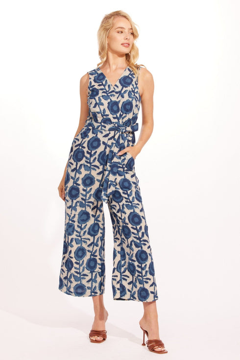 Gable Jumpsuit - Contessa Bloom