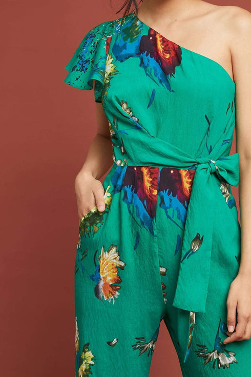 Garden One-Shoulder Jumpsuit