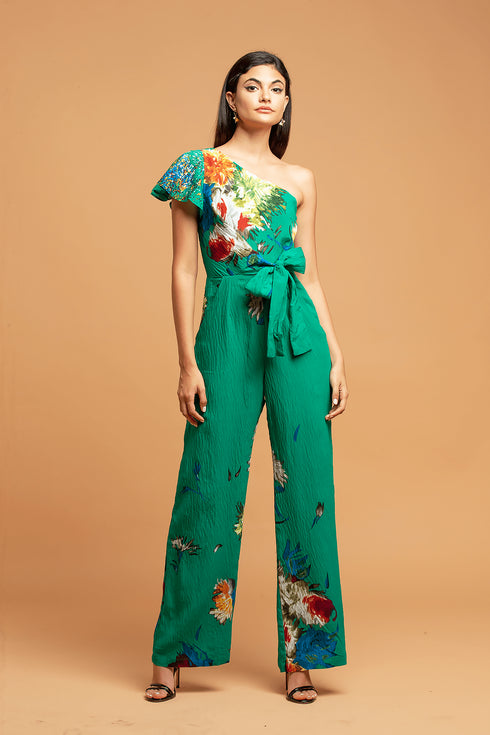 Garden One-Shoulder Jumpsuit