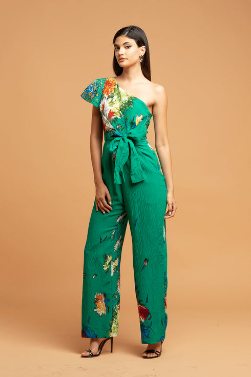 Garden One-Shoulder Jumpsuit