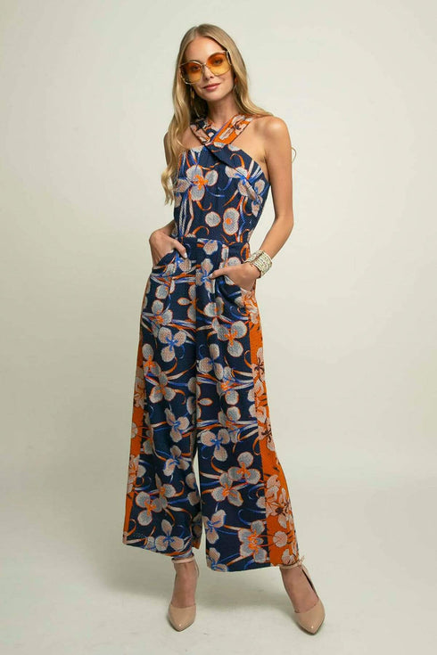 Kerra Jumpsuit - Orange Zest