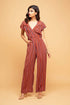 Kingsley Wide Leg Jumpsuit With Angel Sleeves- Navajo Tribe
