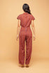Kingsley Wide Leg Jumpsuit With Angel Sleeves- Navajo Tribe