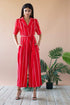 Rosie Jumpsuit - Red Candy Stripe