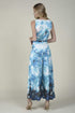 Sunny Wide Leg Jumpsuit - Teal Bloom
