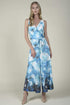 Sunny Wide Leg Jumpsuit - Teal Bloom