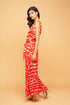 Sunny Palazzo Style Jumpsuit - Red Script