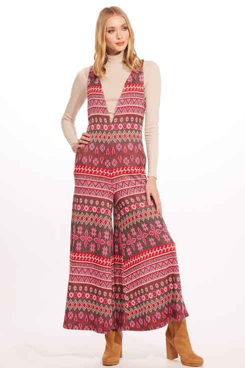 Apres -ski knit Jumpsuit – Pink Hinterlands