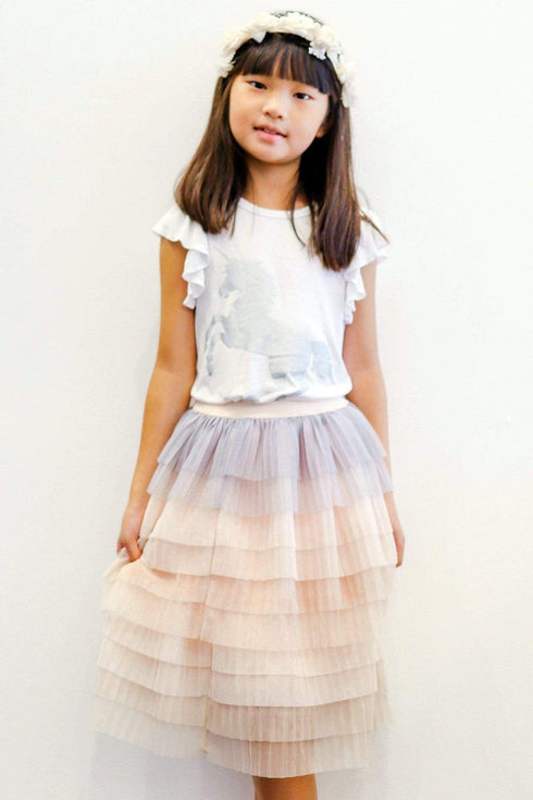 Cake Tiered Tulle Skirt - Girls