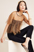 Mitzi Plaid Tulle Top