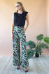Hepburn High Waist Wide Leg Pant - Sage Leaf