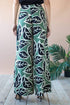 Hepburn High Waist Wide Leg Pant - Sage Leaf