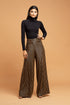 Hepburn Pant - Black and Gold Stripe