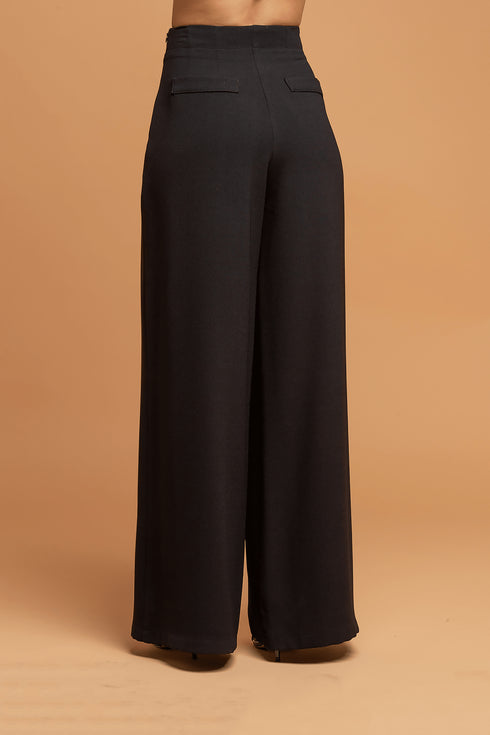 Hepburn Black woven fabric