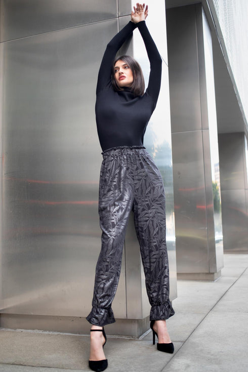 Pablo Pants-Metallic Fern