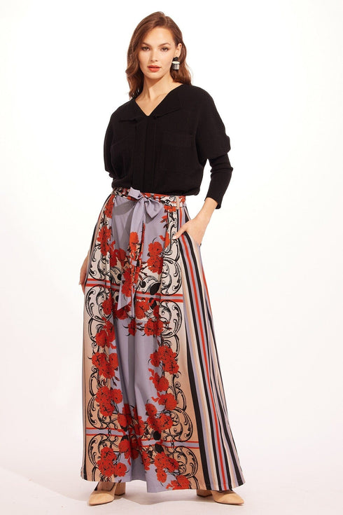 Salinger Wide Leg Pants-Arabesque