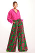 Salinger Wide-Leg Pants - Camellia Bloom