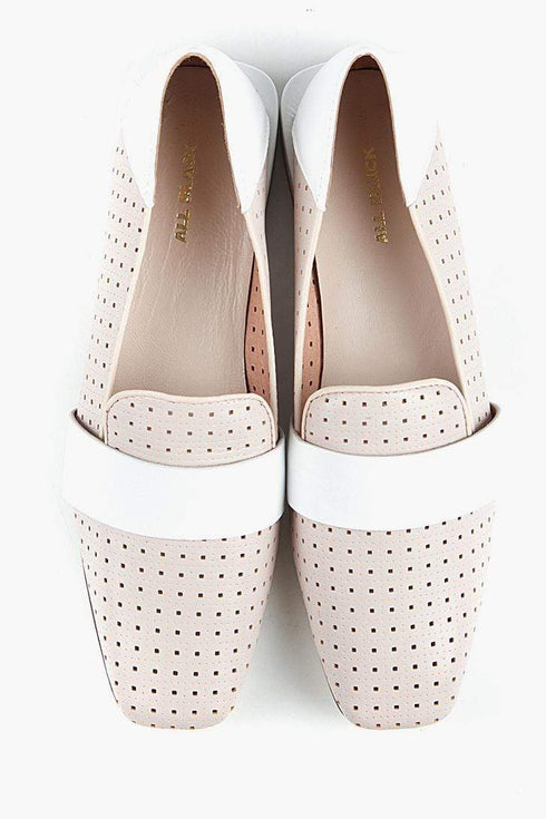 Ballerina Pink Perforated Loafer