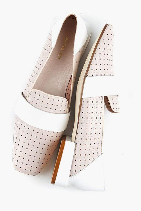 Ballerina Pink Perforated Loafer