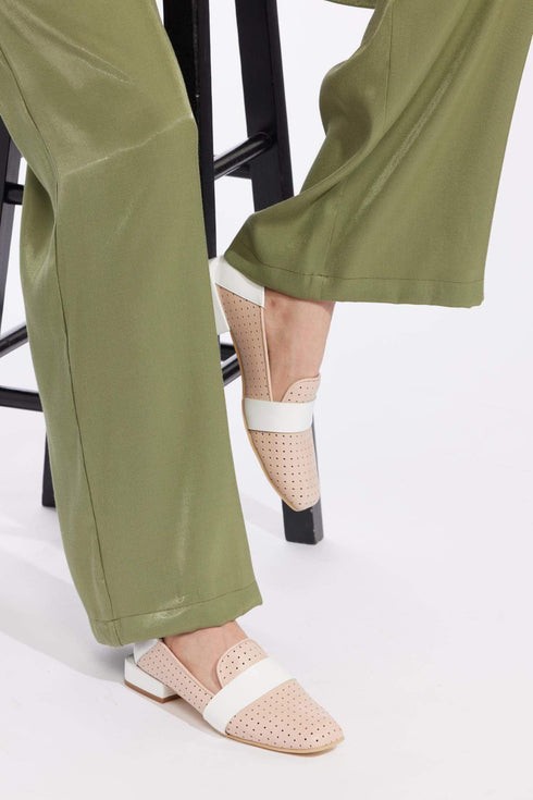 Ballerina Pink Perforated Loafer