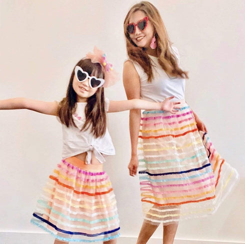 Aluna Skirt in Rum Sunset - Girls