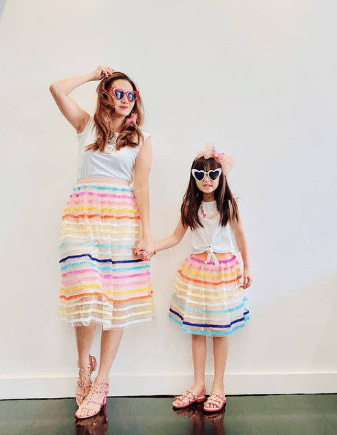 Aluna Skirt in Rum Sunset - Girls