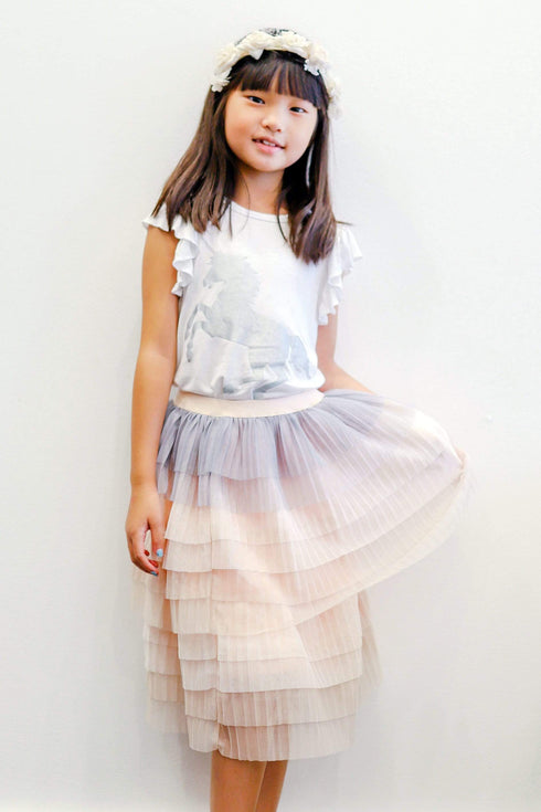 Cake Tiered Tulle Skirt - Girls