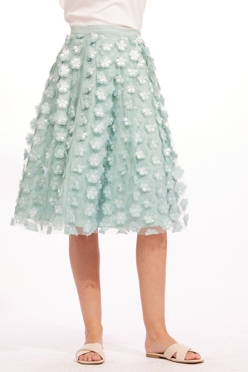 Chiara Skirt - Seafoam