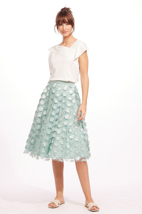 Chiara Skirt - Seafoam