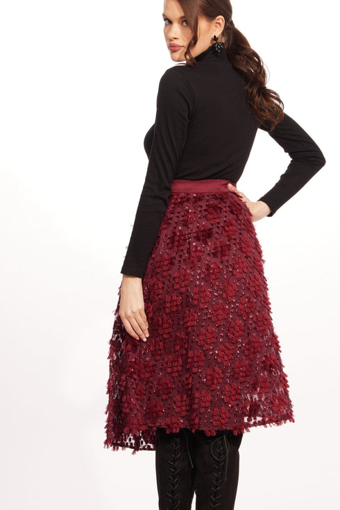Dion Skirt – Sangria Fizz