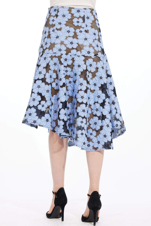 Ellen Skirt - Daisy Blue