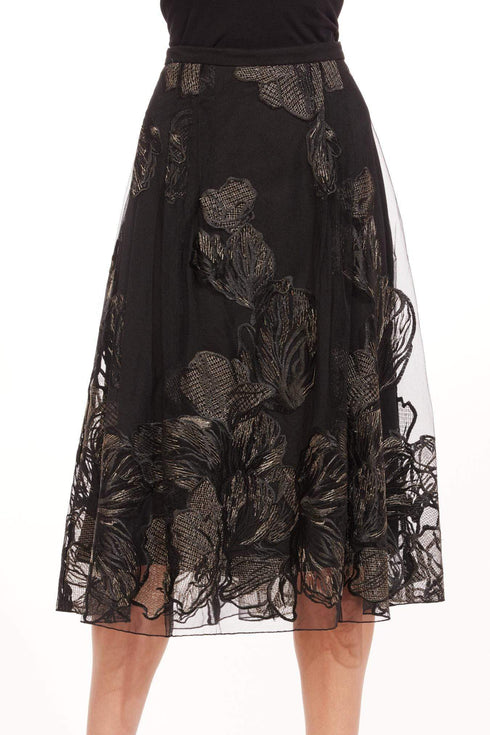 Flannery Skirt - Gold Leaf