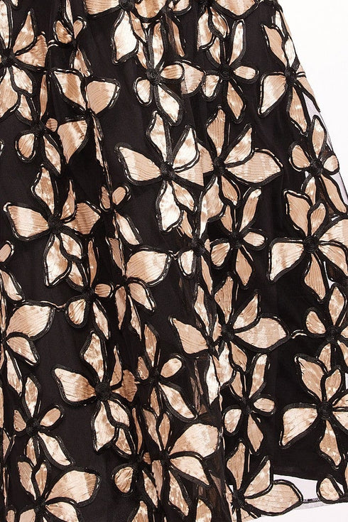 Floral Applique Skirt