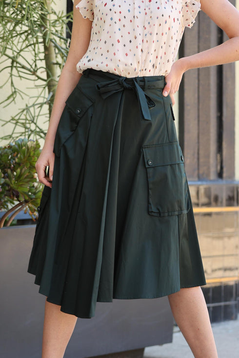 Hope Wrap Skirt With Cargo Pockets