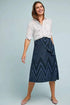 Liv Skirt - Denim Chevron