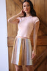 Pastel Knit Mini Skirt